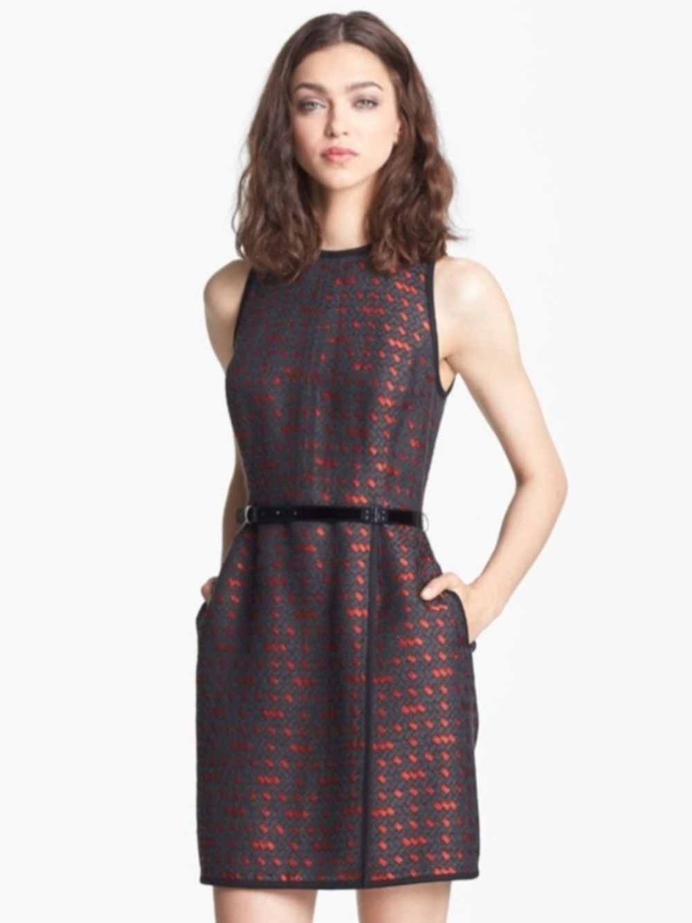 JASON WU, Gallone Jacquard Dress - Size 4